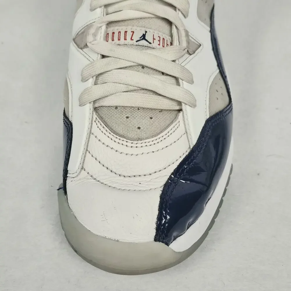 Nike Air Jordan Jumpman Two Trey USA Olympic White Blue Mens 9.5 Womens 11